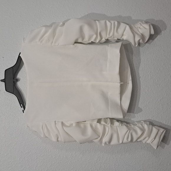 Antonio Melani Sarabeth Crepe Long Sleeve Square Neck Blouse - Picture 6 of 8